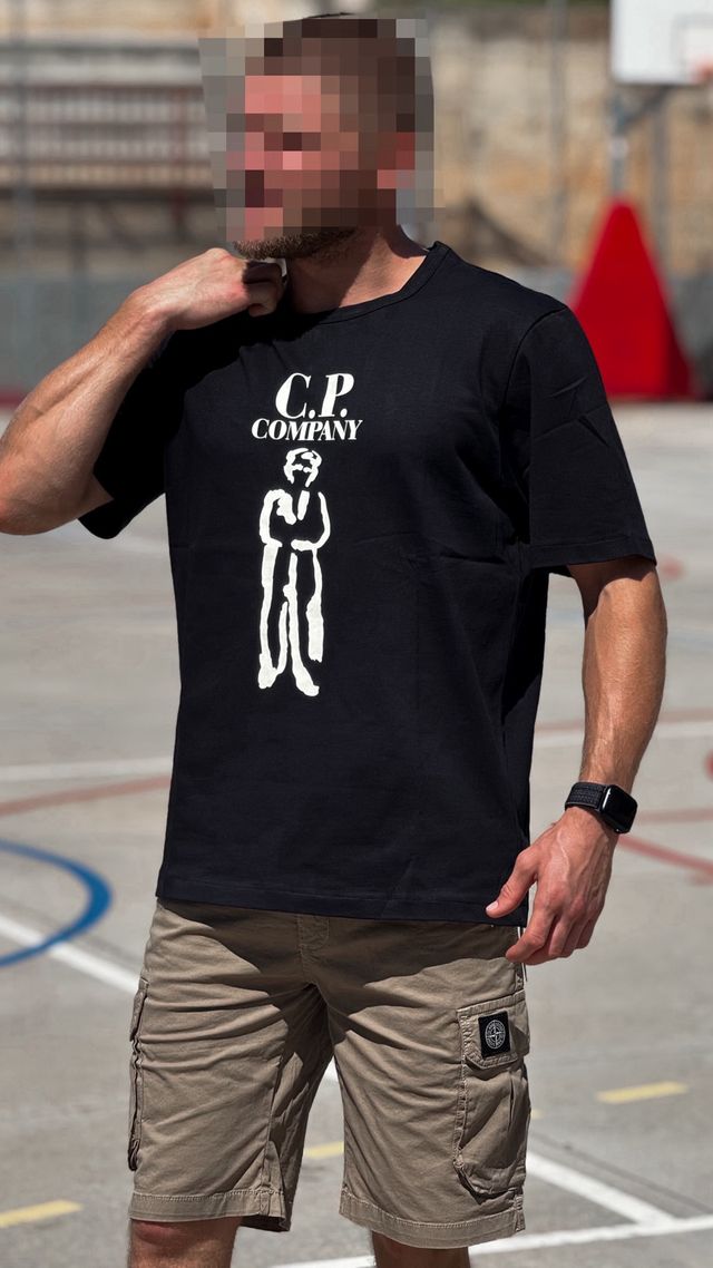“EXCLUSIVA” Camiseta C.P. Company negra - Talla M