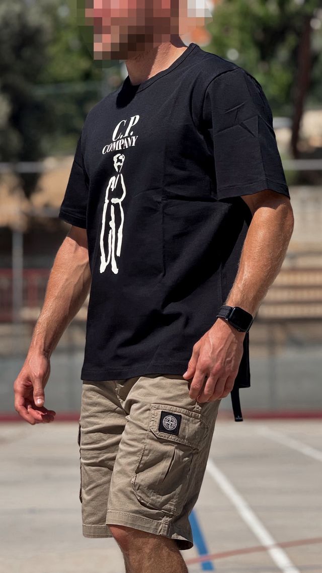 “EXCLUSIVA” Camiseta C.P. Company negra - Talla M