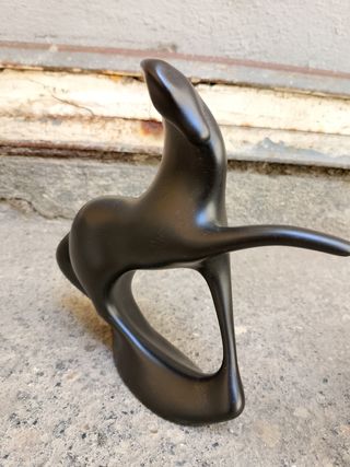 Statuette anni 60 pantera  cavallo repubblica Ceca