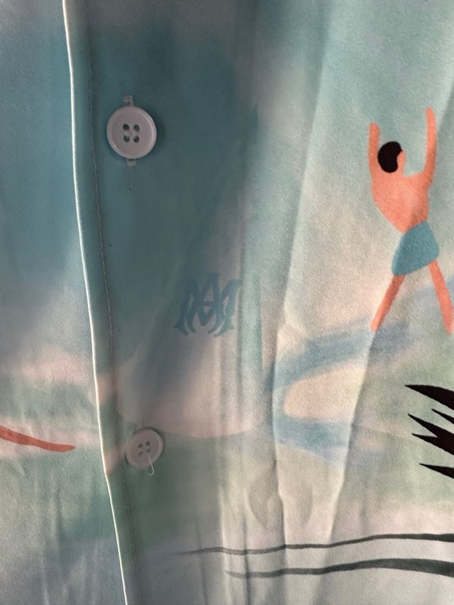 Camisa y pantalon Amiri - Azul y Blanca