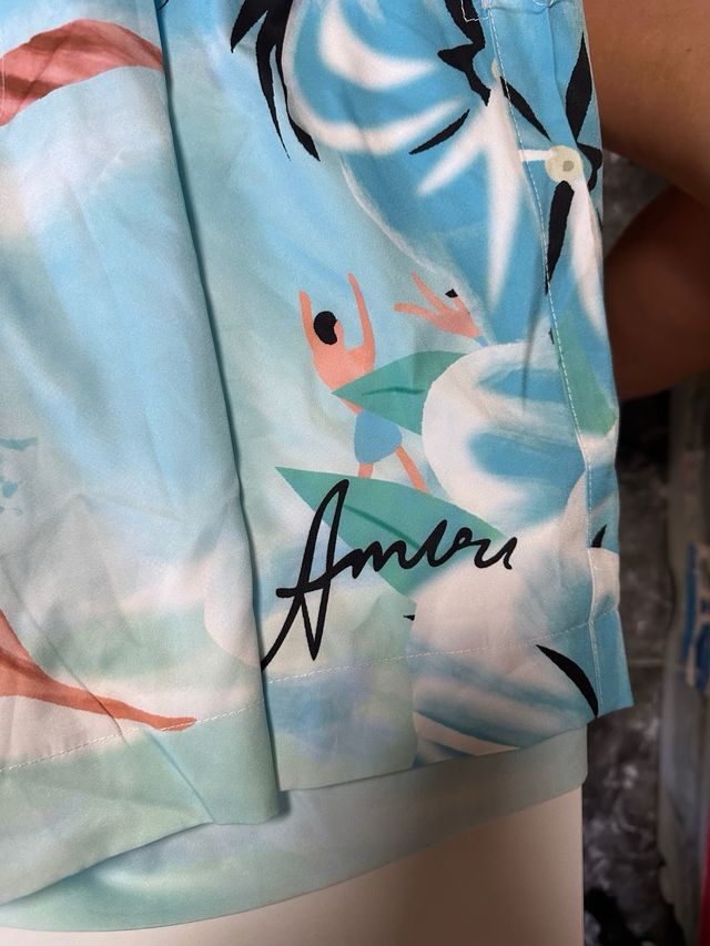 Camisa y pantalon Amiri - Azul y Blanca