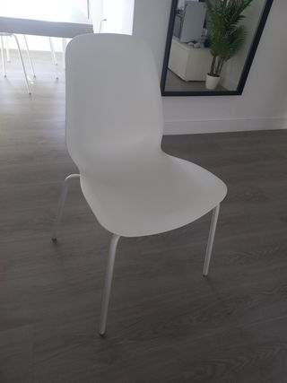 4 Sillas Ikea Blancas
