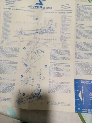 Fijaciones esquí travesia Silvretta 404 - talla N