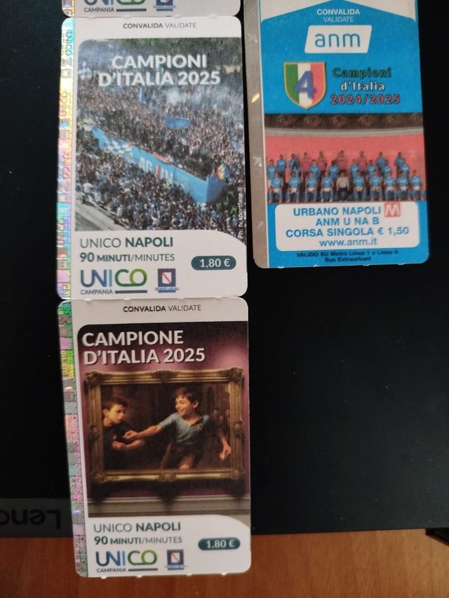 Biglietti ANM e UNICO Napoli – Edizione Speciale