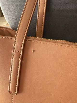 Bolso bandolera beige