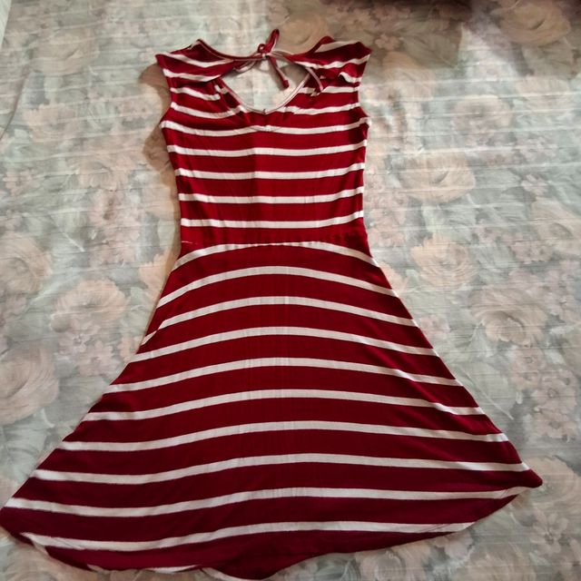 Vestito OVS a righe rosso-bianco tg S