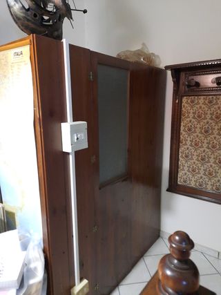 Sauna in legno massello L.160 x P.110 x H.198