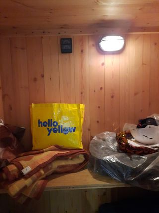 Sauna in legno massello L.160 x P.110 x H.198