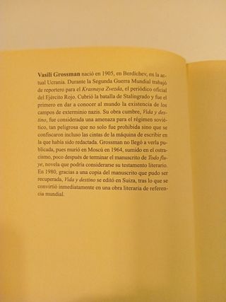 Todo fluye. (Novela històrica)