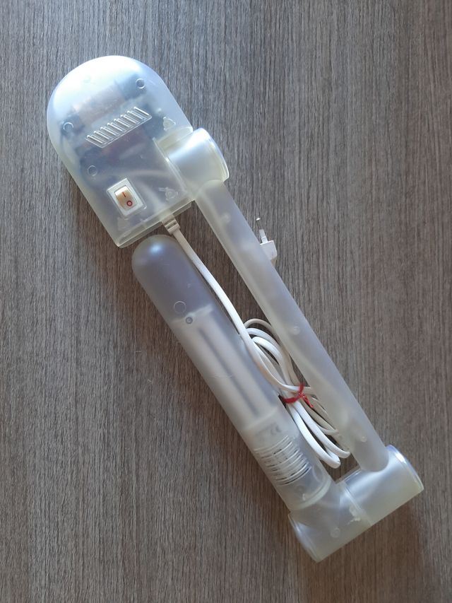 Lampada da tavolo neon trasparente