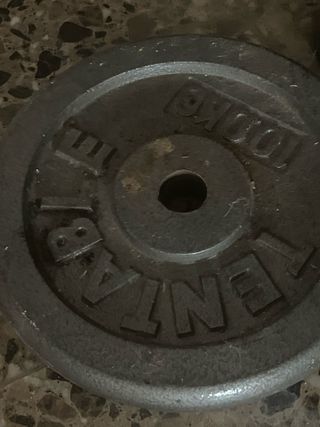 Disco peso 10.kg- Body Solid “ son dos”