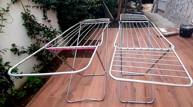 2 appendiabiti in metallo