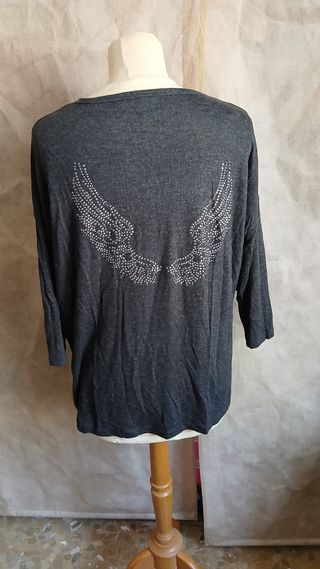 Camiseta gris - Talla M