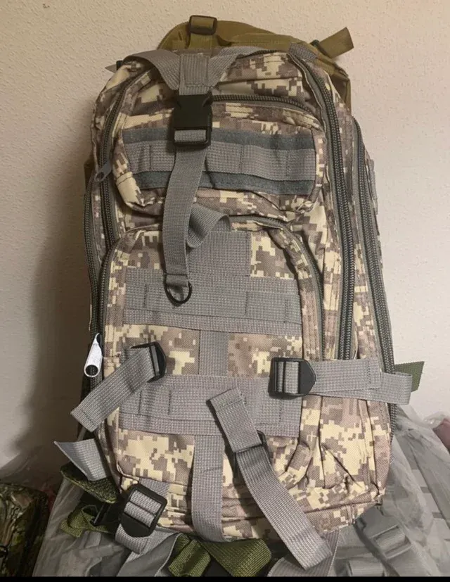 Mochila táctica negra - Equipaje mano