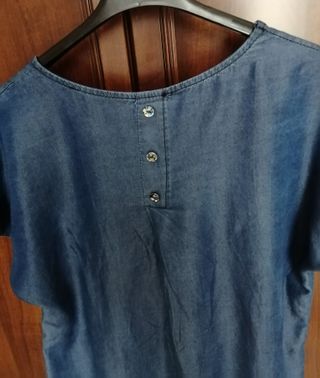 Blusa Jeans leggero Blu marino