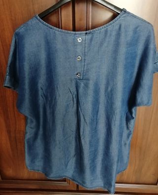 Blusa Jeans leggero Blu marino