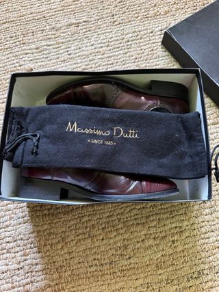 Botines Massimo Dutti burdeos