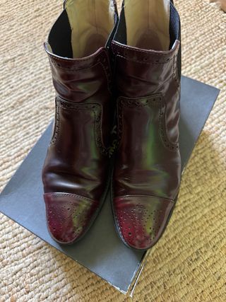 Botines Massimo Dutti burdeos