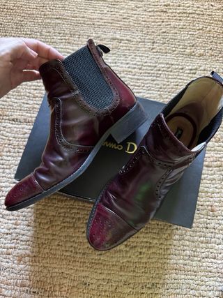 Botines Massimo Dutti burdeos