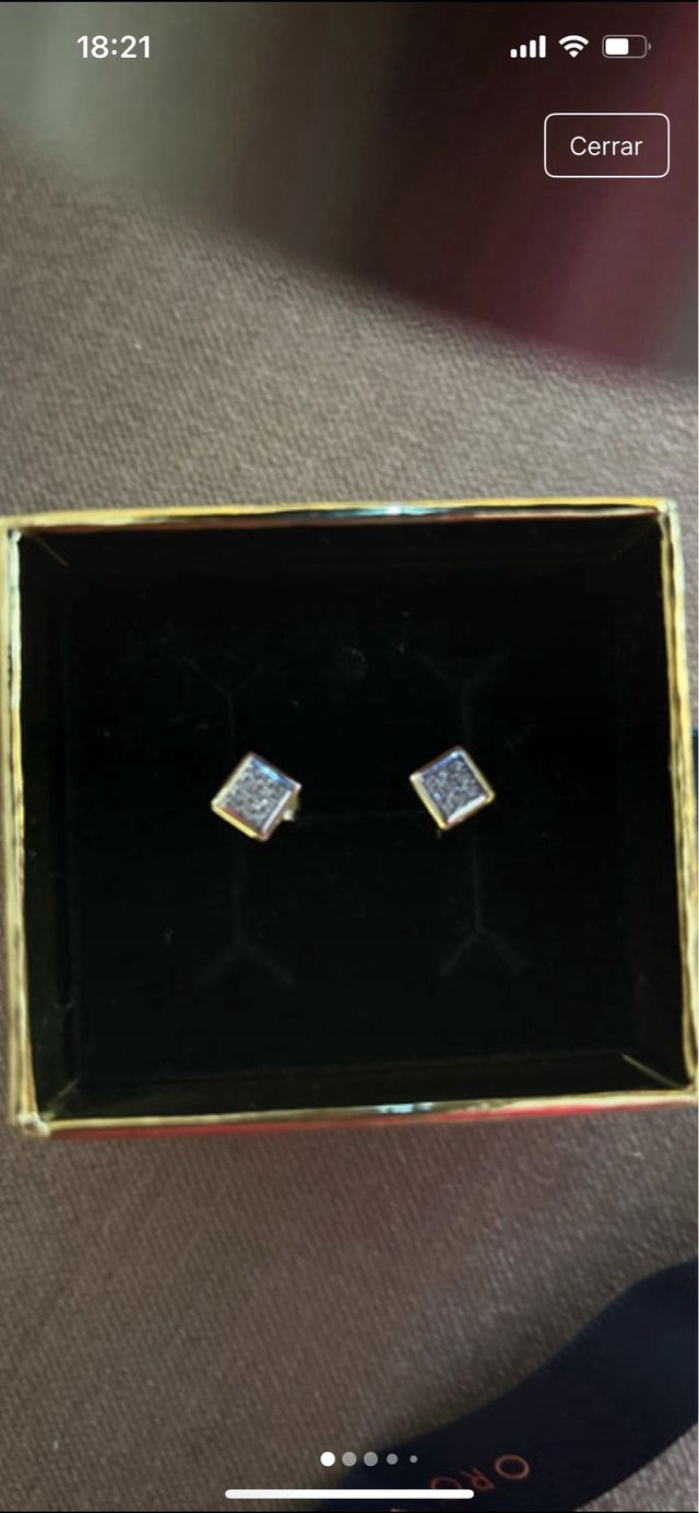 Pendientes Orovivo Diamantes precio original 390€