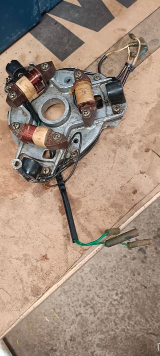 Estator Yamaha 50cv 2T: Encendido y carga