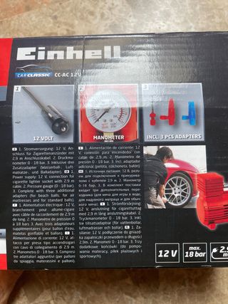 NUEVO Compresor Einhell 12V Coche