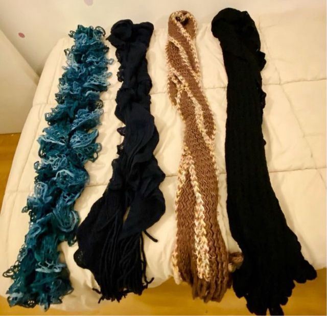 4 sciarpe invernali calde