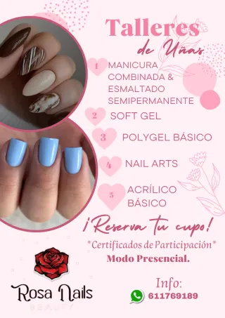 Talleres de Uñas Presenciales - Certificados