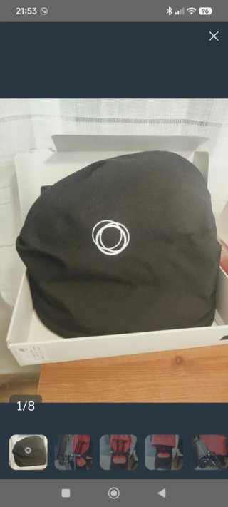 Bugaboo Camaleón 3: Capazo +capota negra nueva