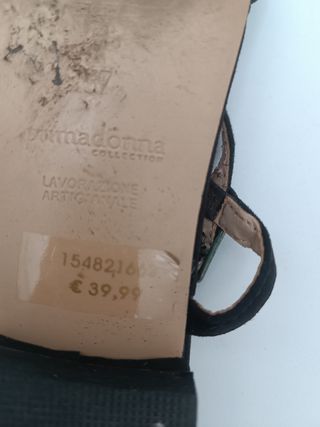 Sandali Neri Strass. Indossati poche volte.
