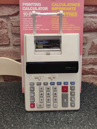 Casio HR-100S Impresora Calculadora