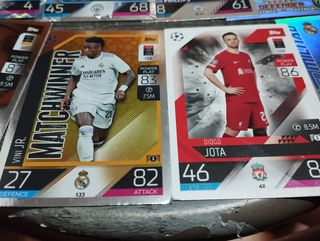 Cromos Champions League: Vinicius Jr, Jota, 