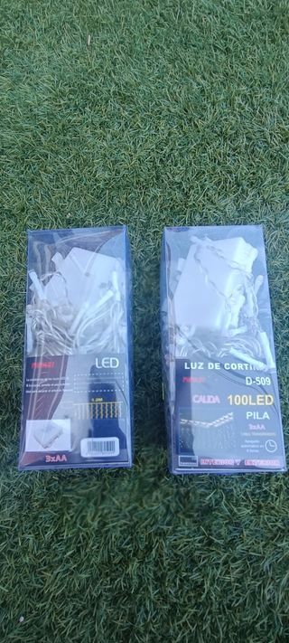 Luces LED Guirnalda tipo cortina- 2 Unidades