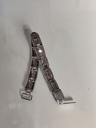 Pulsera Plata vieja con cuarzo