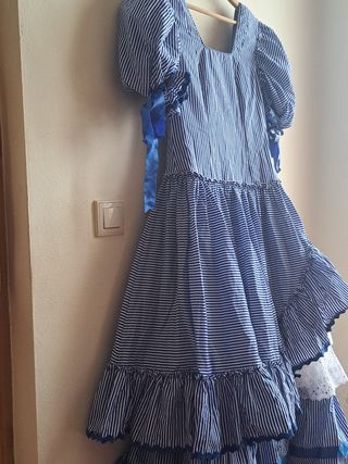 Traje Flamenca Malagueña Vintage 