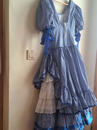 Traje Flamenca Malagueña Vintage 