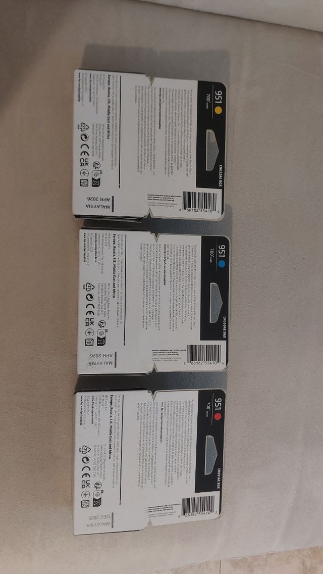 Cartucce HP 951 - magenta ciano e giallo