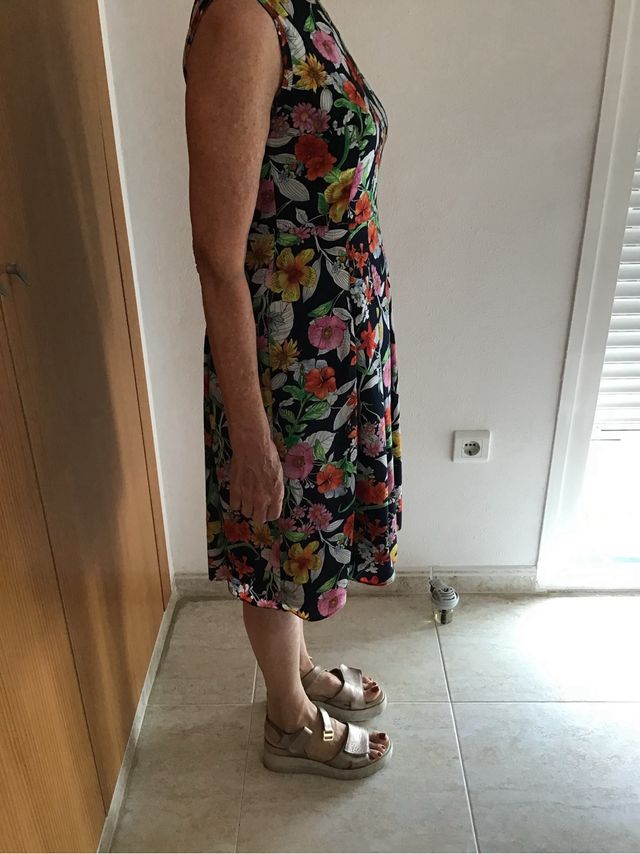 Vestido floral verano - multicolor