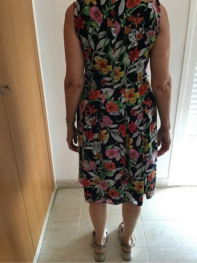 Vestido floral verano - multicolor