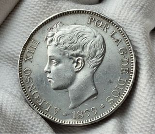 Moneda 5 Pesetas Alfonso XIII 1899