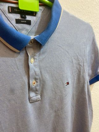 Polo Tommy Hilfiger azul, M