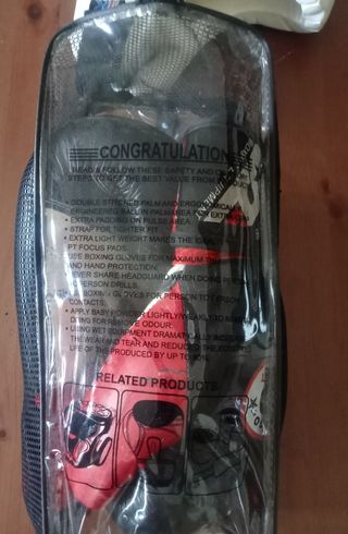 Guantes boxeo Pro-SanDiego y casco Ikara