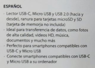 Lector Tarjetas NGS - 5 en 1