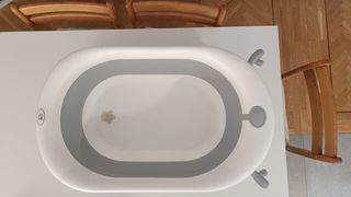 Bañera Bebé Plegable HOMCOM 0-3A