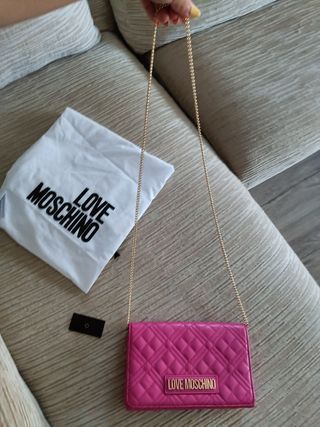 Bolso Love Moschino rosa