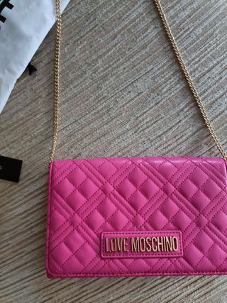 Bolso Love Moschino rosa