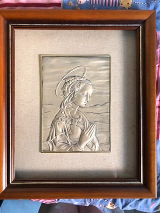 Cuadro Virgen María - Plata 925