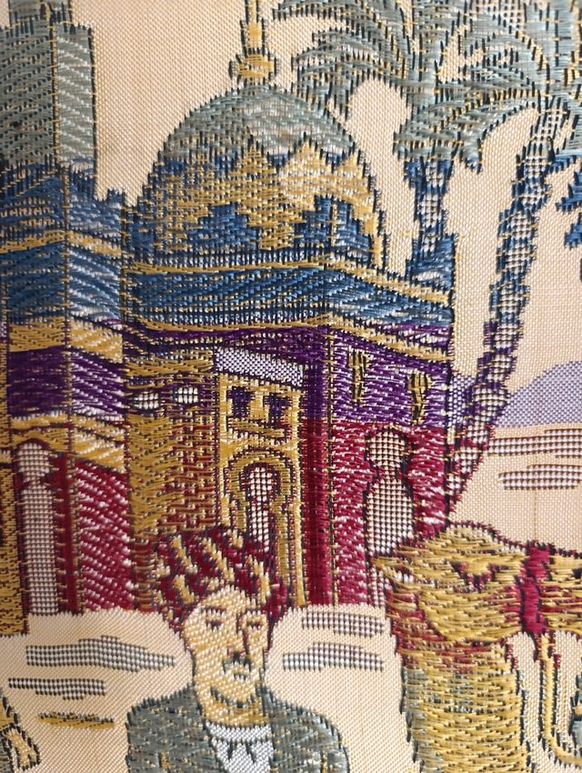 Cuadros bordados con hilo de seda