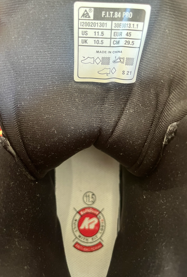 Patines en línea K2 F.I.T. 84 Pro - Talla 45