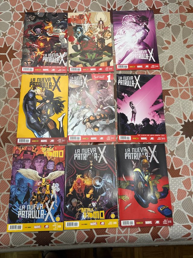 La nueva patrulla x de Bendis Grapas de la 8 a 16